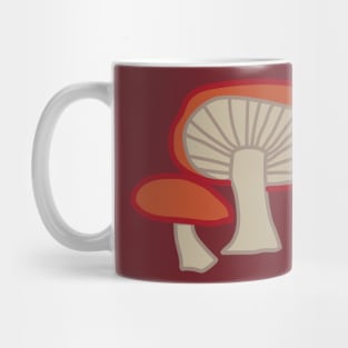 Red Mushroom Cottagecore Mug